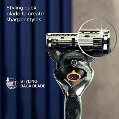 Gillette Fusion Proglide Blades for men - 10 count for Perfect Shave and Perfect Beard Shape with Styling Back Blade 116 gm - Razors & Cartridges