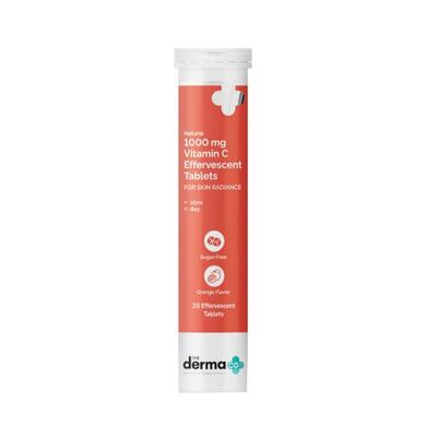 The Derma Co. 1000 Mg Vitamin C Orange Flavor Sugar Free Effervescent 20 tablets 100 gm - Vitamin C