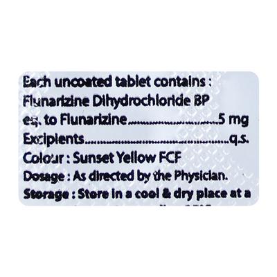 FLUNADIN 5mg Tablet 10's - Migraine