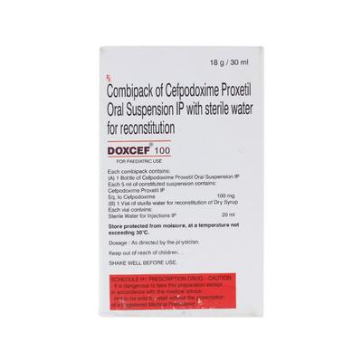 Doxcef 100mg Dry Syrup 30ml - Bacterial Infections-Cep