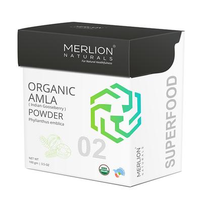 Merlion Naturals Organic Amla Powder 100 gm - Face Packs