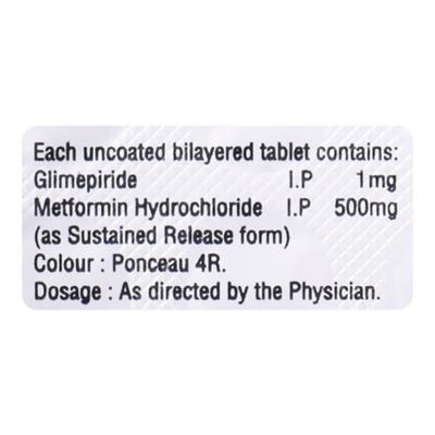 SANOMET G 1 Tablet 15's - Diabetes-Ant