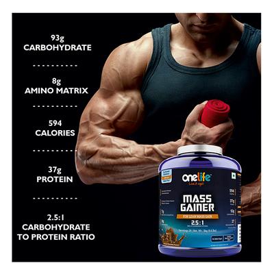Onelife Mass Gainer Powder 3 kg - Workout Essentials