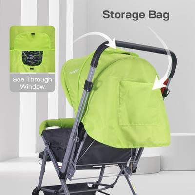 Kiddie Kingdom Stroller Stroller - Black & Green 1's - Baby Safety