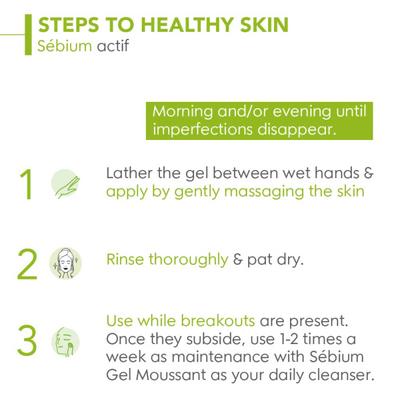 Bioderma Sebium Gel Moussant Actif Foaming Gel 200 ml - Face Gels
