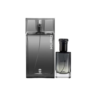 Ajmal Kuro EDP Aromatic Spicy Perfume And Carbon EDP Citrus Spicy Perfume 190 ml - Men Perfumes (Edt/Edp)