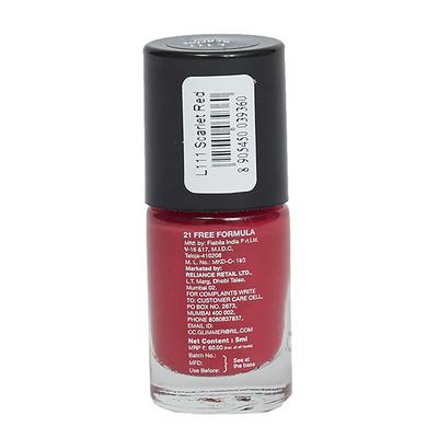 Glimmer Nail Polish Scarlet Red 5 ml - Nail Polish