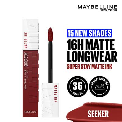 Maybelline New York Super Stay Matte Ink Liquid Lipstick, 245 Seeker 5 ml - Liquid Lipsticks