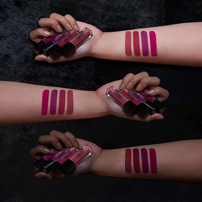 Renee Stay with Me Minis Matte Liquid Lipsticks, 01 Juicy Berries 2ml each 4's - Liquid Lipsticks