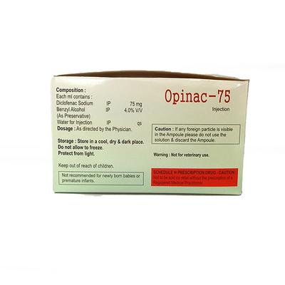 OPINAC 75 Injection 1ml - Pain relief-Nsa