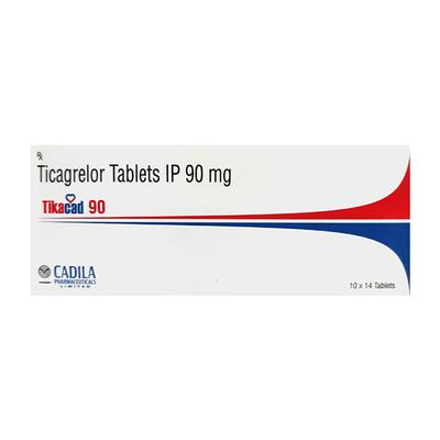 TIKACAD 90 Tablet 14's - Blood Clot-Ant