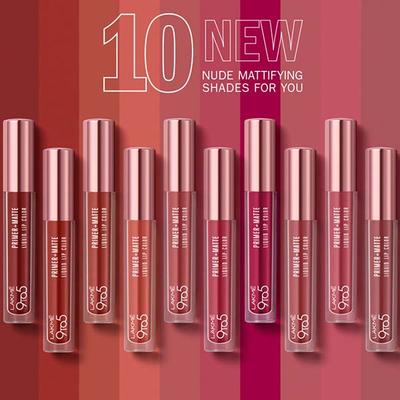 Lakme 9to5 P+M Liquid Lip Color MR5 Rustic Red 4.2 ml - Liquid Lipsticks