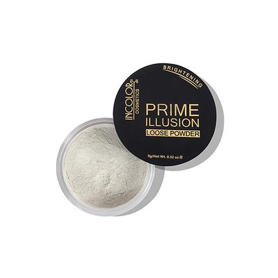 Incolor Brightening Prime Illusion Loose Powder 02 Spotlight 9 Gm - Lipsticks