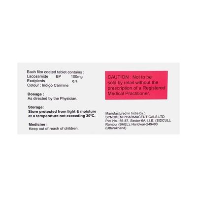 Joseiz 100mg Tablet 10'S - Epilepsy/Convulsion-Ant
