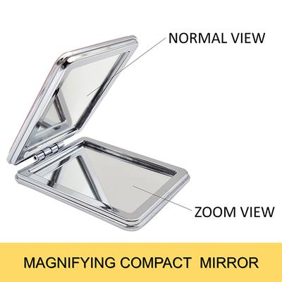 Majestique Compact Mirror, Classic Canvas Texture 1X/2X Magnification 1's - Others