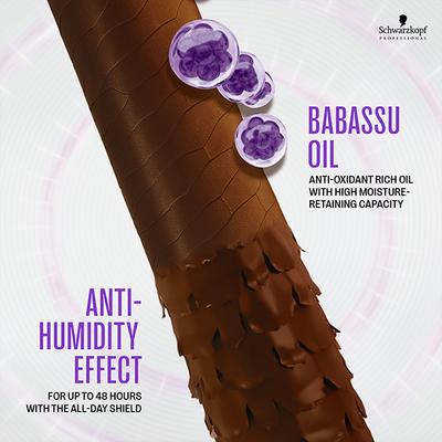 Schwarzkopf Professional Bonacure Frizz Away Treatment with Babassu Oil with Vegan Keratin 200 ml - Hair Masks & Packs