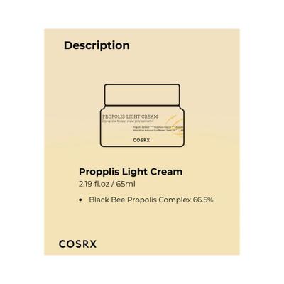 Cosrx Full Fit Propolis Light Cream 65 ml - Face Moisturizers