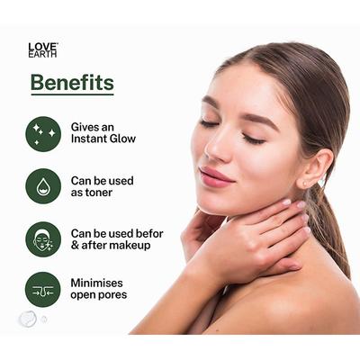 Love Earth Jasmine Mogra Face Mist Toner with Jasmine Oil & Extracts 100 ml - Face Mists