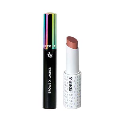 FAE Beauty Brash and Lipstick Bundle - Jet Black and Too Basic (10gm and 3.5gm) 1's - Facial Kits