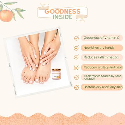 Callesta Soft Soft Hands Orange Hand and Foot Cream 50 gm - Hand Creams