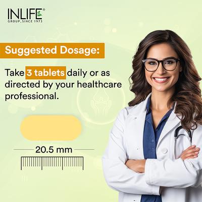 INLIFE Glucosamine Chondroitin MSM 4000mg Tablets 60's - Multi-Vitamins