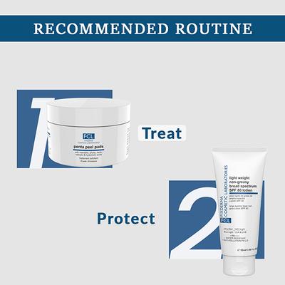 Fixderma FCL Penta Peel Pads, Exfoliant Removes Dead Cells, Fine Lines & Wrinkles 1's - Masks & Peels