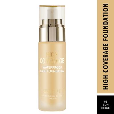 Swiss Beauty High Performance Foundation - (Sun Beige) 55 gm - Foundation