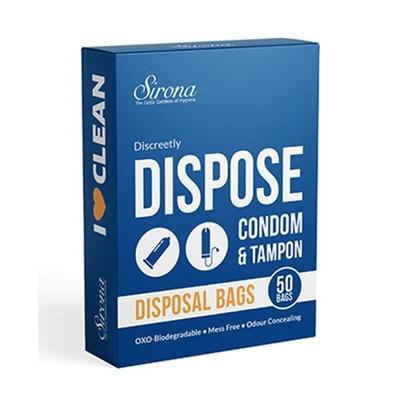 Sirona Discreet Disposal Bags for Tampons and Condoms 50's - Tampons