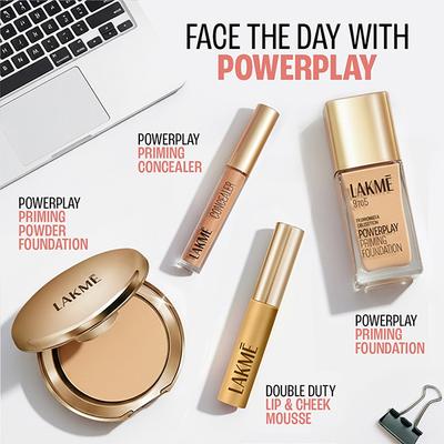 Lakme Double Duty Lip & Cheek Mousse Matte Lipstick & Soft Blush, Rose Touch,9gm - Liquid Lipsticks