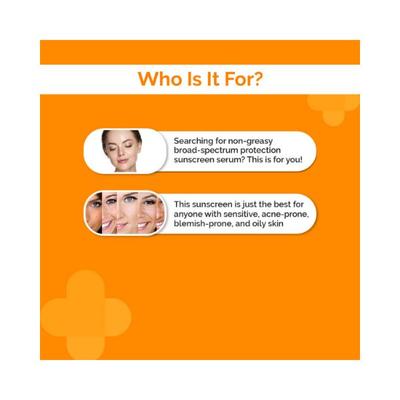 The Derma Co. 1 Percent Hyaluronic Sunscreen Serum with Hyaluronic Acid & SPF 50 PA +++ 30ml - Face Sunscreen