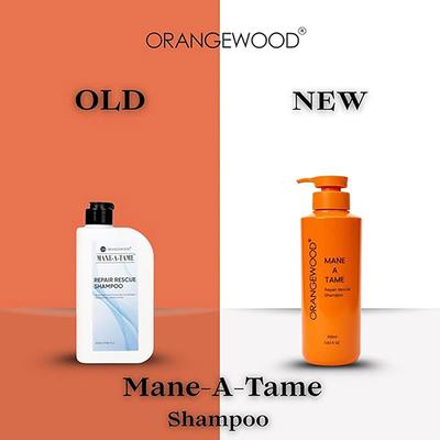 Orangewood Mane-A-Tame Repair Rescue, Smooth, Silky, Straighter And Nourishes Dry Hair Shampoo 350 ml - Shampoos