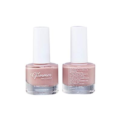 Glimmer Nail Enamel Beige Nude 8 ml - Nail Polish