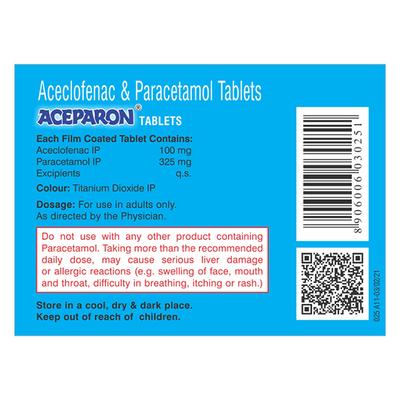ACEPARON Tablet 10's - Pain relief-Nsa