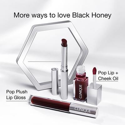 Clinique Pop Plush Creamy Lip Gloss - Black Honey 3.4 ml - Lip Glosses