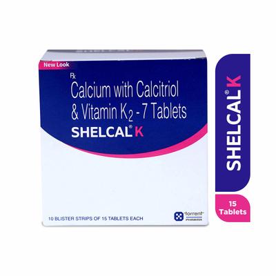 Shelcal K Tablet 15'S - Osteoporosis-Age