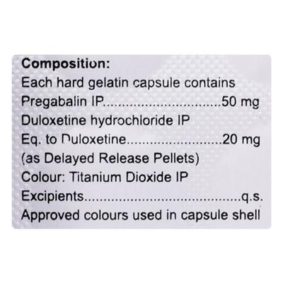 NEUROKEM D 50/20 Capsule 10's - Neuropathic Pain-Dru
