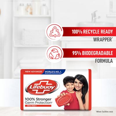 Lifebuoy Total10 Germ Protection Bathing Soap, Combo Offer 1050 gm - Soaps