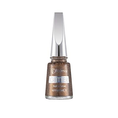 Flormar Glitter Nail Enamel GL16 Golden Orchid 11 ml - Nail Polish