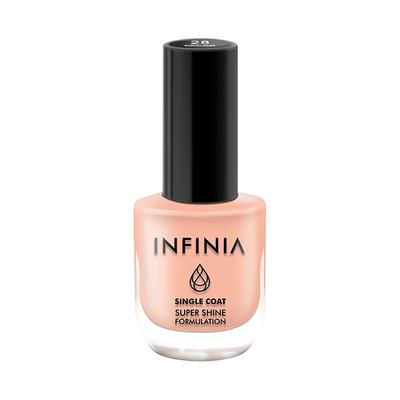 Infinia Peach Single Coat Nail Polish Karoo Desk 028 12 ml - Nail Polish