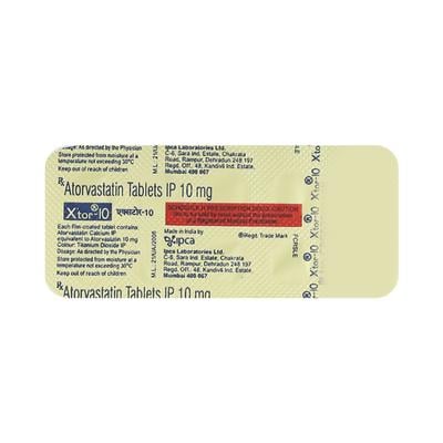 Xtor 10mg Tablet 10'S - High Cholesterol-Dys