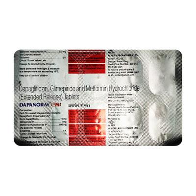 DAPANORM GM 1 Tablet 10's - Diabetes-Ant