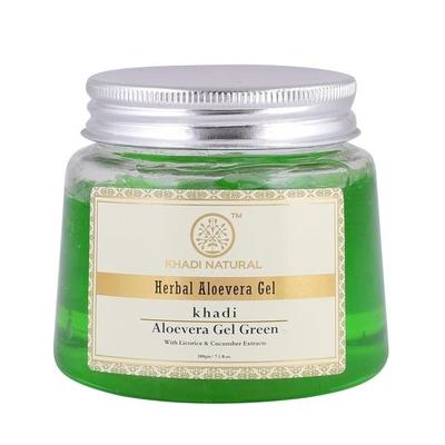 Khadi Natural Herbal Aloevera Gel - Green 200 gm - Face Gels