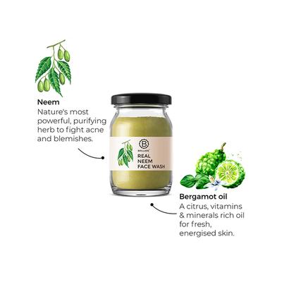 Brillare Real Neem Face Wash For Acne Prone Skin 45 gm - Face Wash & Cleansers
