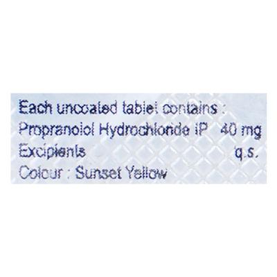 Pronate 40mg Tablet 10'S - Hypertension-Bet