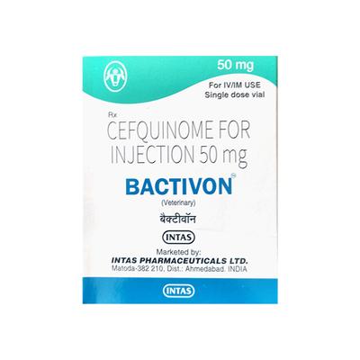 BACTIVON (VET) 50mg Injection 1's - Veterinary-Pharma