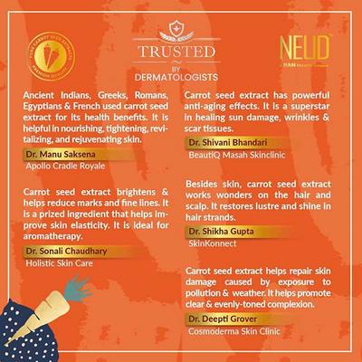 NEUD Carrot Seed Premium Hair Conditioner for Men & Women 300 ml - Conditioners