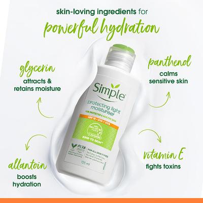 Simple Kind To Skin Protecting Light Moisturiser 125 ml - Face Moisturizers