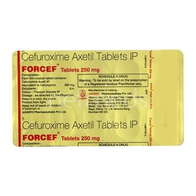 Forcef 250mg Tablet 10'S - Bacterial Infections-Cep