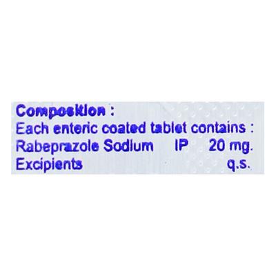 RABOMAC 20 Tablet 10's - Ulcer/Reflux/Flatulence-Aaa