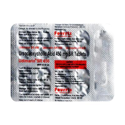 UDIMARIN SR 450 Tablet 10's - Cholelithiasis/Gall Stones